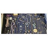 Showcase Lot Costume Jewelry. Sarah Coventry,