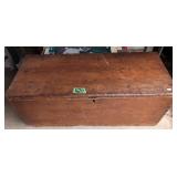Antique Dovetail Blanket Chest 36x15x14'. Under