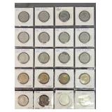 14 Susan B Anthony Dollars, 4 Sacagawea Dollars,