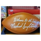 Signed 1997 Football Michael Singletary #50