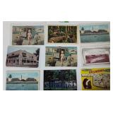 Postcards Lot, Risque, Locations, Buildings, Etc
