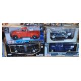 4 Diecast Car Models. Maisto 1950 Chevrolet 3100