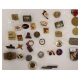 Pins, Metals, Money Clips, Dog Tags Etc