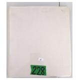 White Binder Foreign Paper Money. Philippines,