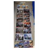 17 Autographed Car Racing Cards. Joey Logano, Kyle