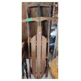 Vtg Snow Sled 51' Long