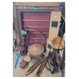 Shadow Box Picture Frame, Woven Sewing Box,