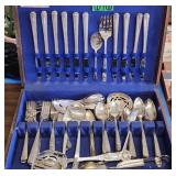 Rogers Flatware In Case, Prestige Flatware