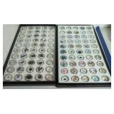 2 Trays Of Polished Cut Gemstones