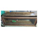 Macey Oak Barrister Bookcase Single Section.