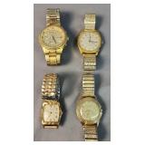 4 Men's Watches. Seiko 3657-7100 Caravelle