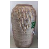 11.75' Incised Art Pottery Vase