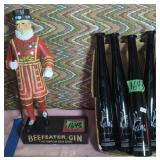 Beefeater Gin Back Bar Figural Display 17' Tall,