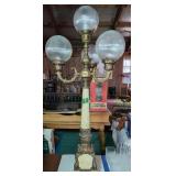 4 Globe Hollywood Regency Classical Table Lamp