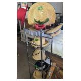 Ladies Hats. Straw Hats Etc. Shelf Not Included