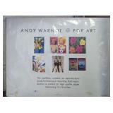 Andy Warhol Pop Art Portfolio. Six Reproductions