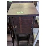 Antique Smoking Stand, Not Copper Lined. 12x13x3'