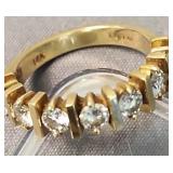 Jtv 14k Gold Diamond Ring 2.8 Dwt,1 Ct Total