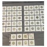2 Sheets Quarters. 1930s -1960's, Plus Partial