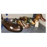 Wood Carved Ducks