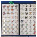 2 Trays Cut Polished Gemstones