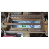 Antique Wall Mount Mirror With Towel Bar 23x14'