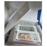 White Binder Foreign Money. Albania, Azerbaijan,