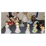1981 Ensco Porcelain Figures Growing Up, Boyds