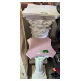 Decorative Plaster Columns. Smaller One Is