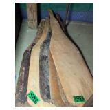 6 Wood Paddles. Possibly Airboat Propeller Props?