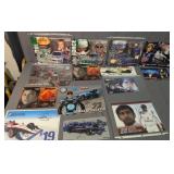 14 Autographed Car Racing Cards. Indy Etc. Ashley