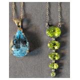 2 Jtv Sterling Silver 18' Necklaces With