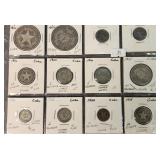 Foreign Coins, Tokens. 1933, 341 Peso Silver,
