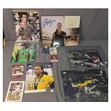 11 Autographed Photos. Hope Solo, Danica Patrick,