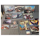 14 Autographed Car Racing Photos. Kyle Busch, Joey