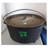 12' Cast Iron Footed Dutch Oven