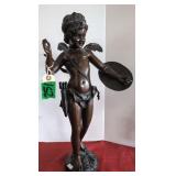 Ron's Cupid Sculpture. No Foundry Mark. 20.5'