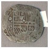 Spanish Colonial 8 Reales Silver Coin. Has Not