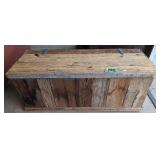 Reclaimed Wood Style Trunk 38x14x15'