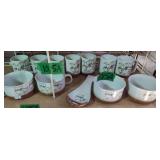 Country Stoneware Duck Coffee Mugs, Soup Mugs,