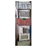 Rustic Country Decorative Metal Signs. Live Your