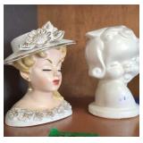 2 Head Phases. Ruben's Originals 1959 500, Cream