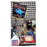 Carlsberg Advertising Banner, Empty Glass