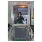 2 Silver Decorator Mirrors. Up To 28' Tall. In