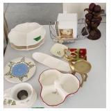 Christmas Serving Dish, Gravy Boat, Christmas