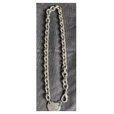 Silver Color 16' Necklace 35 Dwt. Magnetic