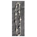 10k White Gold Heart 7' Bracelet 1.4 Vwt