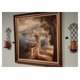 Landscape Art Print European Balcony Water With