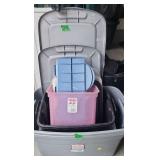 Totes & Lids. Mix Match. In The Garage