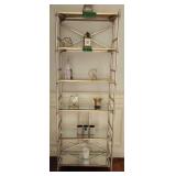 Designer Etegere Shelf. Beveled Mirror Shelves